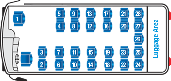 Coach Bus Seating Chart