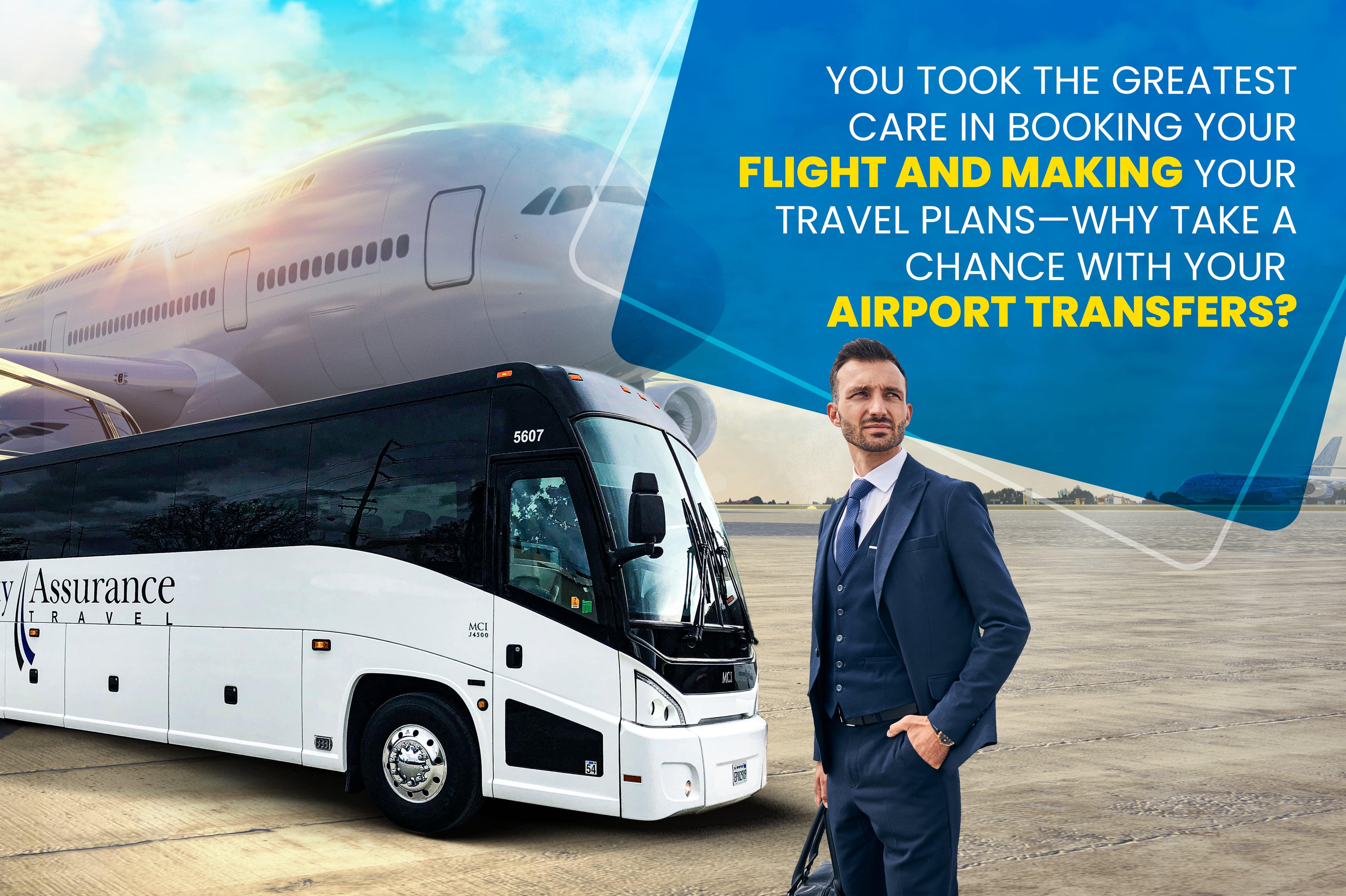 Bus charter airport transfer